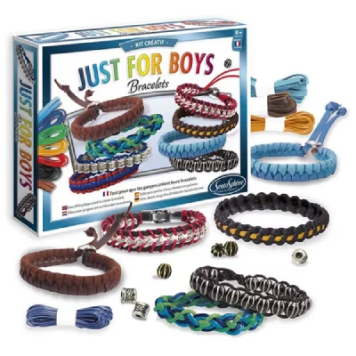 SENTOSPHERE Kit bijoux masculins - Just for boys - Sentosph&egrave;re - couleur variant