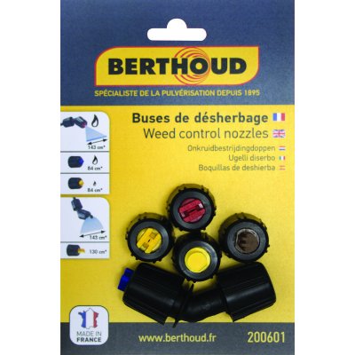 BERTHOUD Kit buses desherbage - hozelock 200560 - Garantie 2 ans - Noir