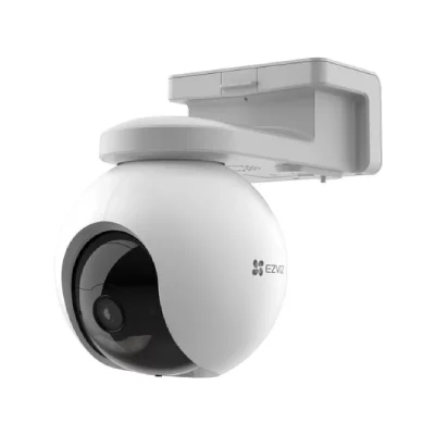 EZVIZ Kit cam&eacute;ra motoris&eacute;e sur batterie HB8 2K+ et panneau solaire