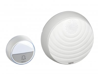 LEGRAND Kit carillon radio sans fil Confort &agrave; piles - blanc