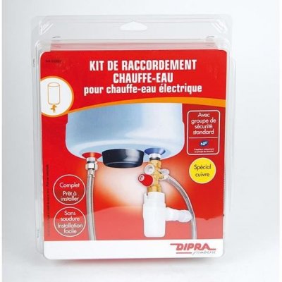 DIPRA Kit chauffe-eau standard raccordement cuivre 