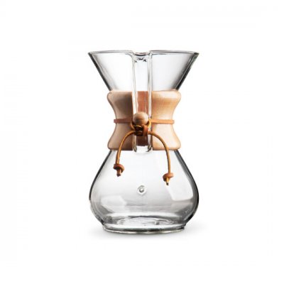 CHEMEX Kit  N&deg;2 :  6 Tasses + Verseuse D-kanta + 100 Filtres