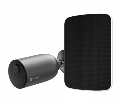 EZVIZ Kit connect&eacute;e ext&eacute;rieure EB3 AOV + Panneau solaire mod&egrave;le F