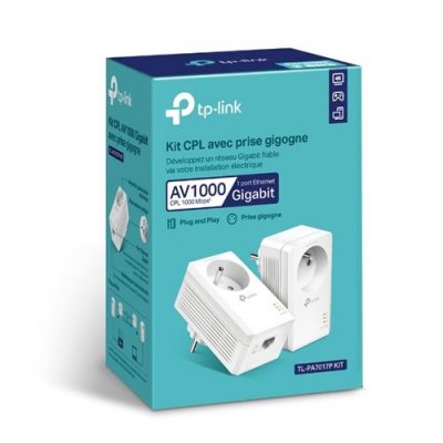 TP LINK Kit CPL TP-LINK TL-PA7017P AV1000 Gigabit Blanc 