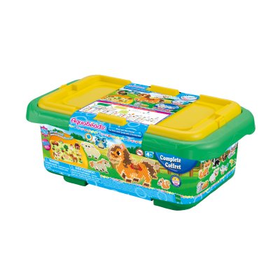 AQUABEADS Kit cr&eacute;atif  La box Une journ&eacute;e &agrave; la ferme