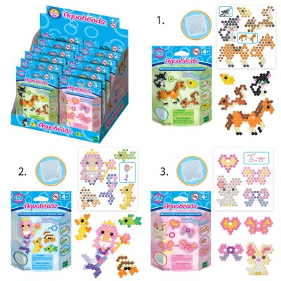 AQBE Kit cr&eacute;atif Aquabeads Le display sachets th&eacute;matiques Mod&egrave;le al&eacute;atoire