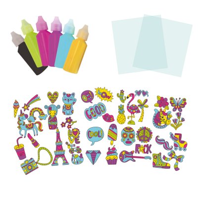 AU SYCOMORE Kit cr&eacute;atif  Window Art Deco Fille