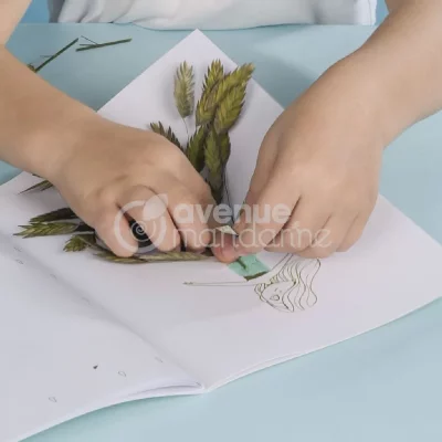 AVENUE MANDARINE Kit cr&eacute;atif  Presse Fleurs et herbier