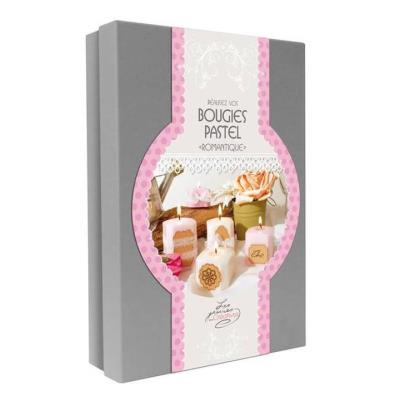 DTM Kit cr&eacute;atif Bougies Pastel - Romantique - Graine Cr&eacute;ative - couleur variant