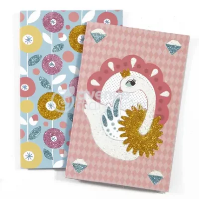 AVENUE MANDARINE Kit cr&eacute;atif - Cartes &agrave; pailleter