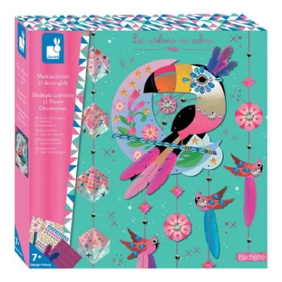 JANOD Kit cr&eacute;atif coffret multi activit&eacute;s 11 d&eacute;cos girly J07888