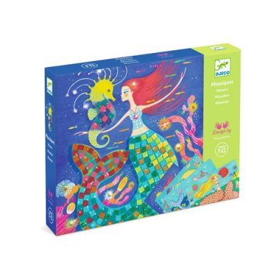 DJECO Kit cr&eacute;atif  Mosa&iuml;que Le chant des sirenes