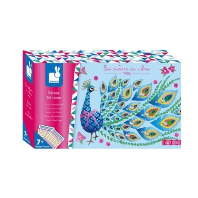 JANOD Kit cr&eacute;atif  Les ateliers du calme Strass bel oiseau