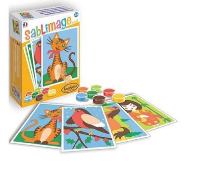 SENTOSPHERE Kit cr&eacute;atif SentoSph&egrave;re Sablimage Mini Copains C&acirc;lins