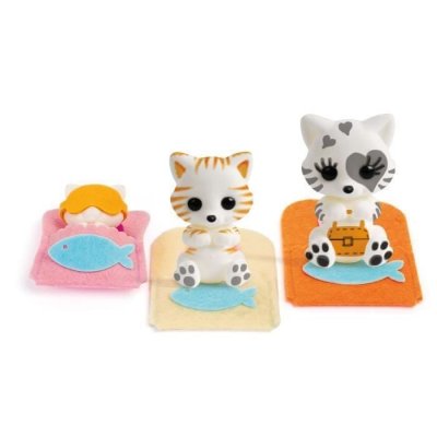 TOMY Kit cr&eacute;atif  Fuzzikins Ma Famille Chatons