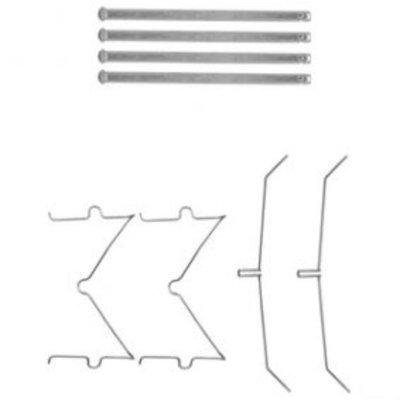 DELPHI Kit d'accessoires pour plaquette de frein &agrave; disque  LX0627