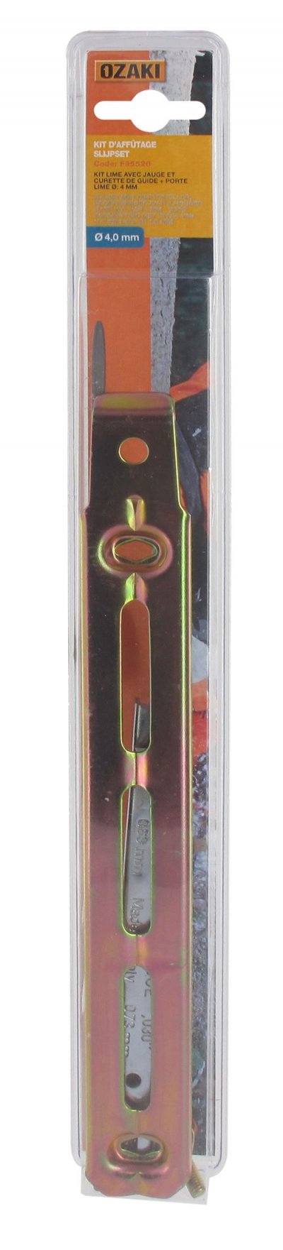 GENERIQUE Kit d'aff&ucirc;tage avec jauge et curette de guide + porte lime &Oslash;: 4mm