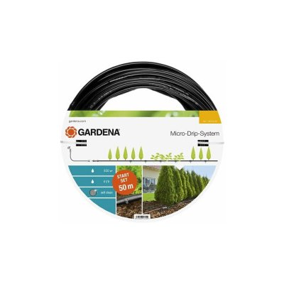 GARDENA Kit d'arrosage goutte-a-goutte pour rangees de plantes - 50m 
