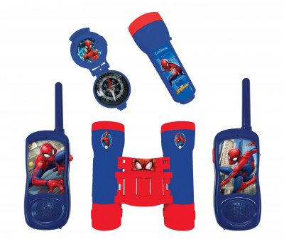 LEXIBOOK Kit D'aventurier Spiderman Talkie Walkie