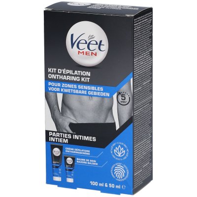 VEET Kit D'&eacute;pilation Zones Sensibles Parties Intimes Men  - Le Kit