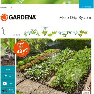 GARDENA Kit d'initiation avec goutteur int&eacute;gr&eacute;  L.25 m 