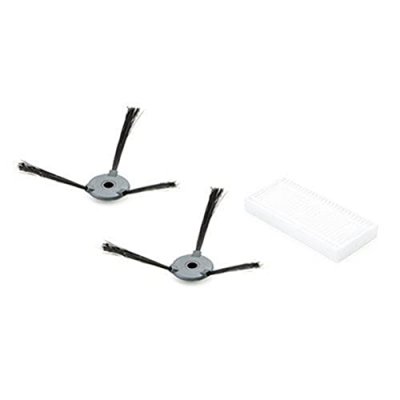 EXTEL Kit de 2 brosses + 1 filtre Hepa Floor BF1 pour aspirateur robot .