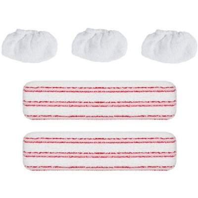 POLTI Kit de 2 serpilli&egrave;res microfibre avec 3 bonnettes Vaporetto 