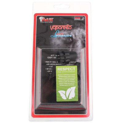 Kit de 3 brosses Polti accessoires nettoyeur vapeur et vitre Noir