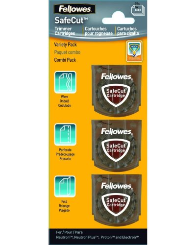 FELLOWES Kit de 3 lames sp&eacute;ciales - 