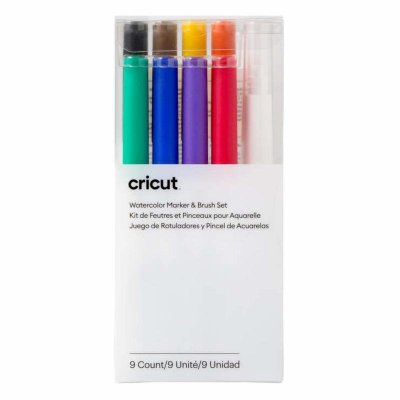 CRICUT Kit de 9 marqueurs pour machines de d&eacute;coupe  Explore et Maker
