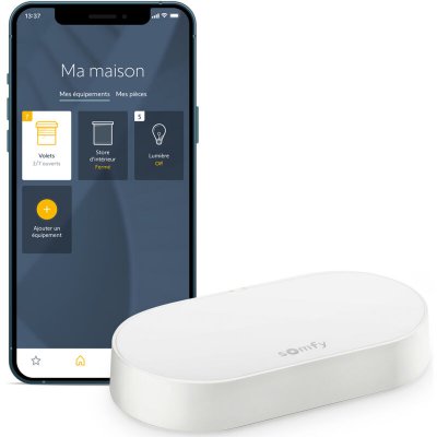 SOMFY Kit de connectivit&eacute; - Pour contr&ocirc;ler les moteurs et l'&eacute;clairage  avec un smartphone