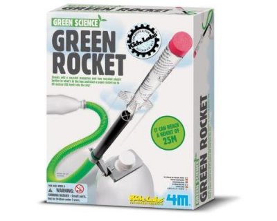 4M Kit de construction d'une fus&eacute;e verte, Green Science - Green Science