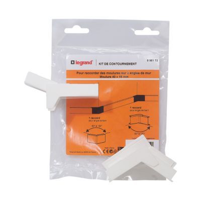 LEGRAND Kit de contournement pour moulure  - 40 x 16 mm