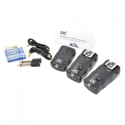 JJC Kit de d&eacute;clenchement sans fil JF-U2 (1 &eacute;metteur / 2 r&eacute;cepteurs)