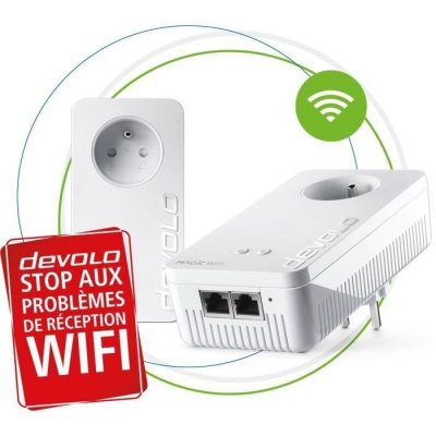DEVOLO Kit de d&eacute;marrage  Magic 1 Wifi next Blanc