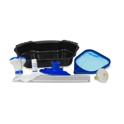EXIT TOYS Kit de d&eacute;marrage piscine  - bleu/noir - 60x40x30 cm