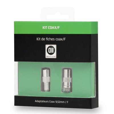 D2 DIFFUSION Kit de fiches coaxiales/SAT 