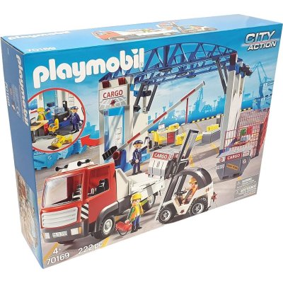 Kit de m&eacute;gapole cargo avec support de fourche et coffre &agrave; conteneur