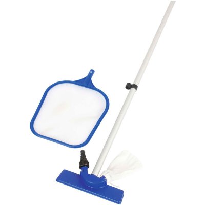BESTWAY Kit de Nettoyage  Epuisette, Nettoyeur et Perche 254 cm