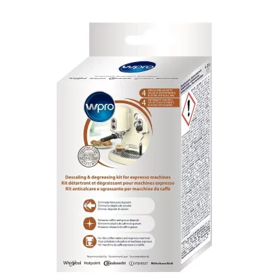 WPRO Kit de nettoyage Express O&sup2;  4 sachets d&eacute;tartrants