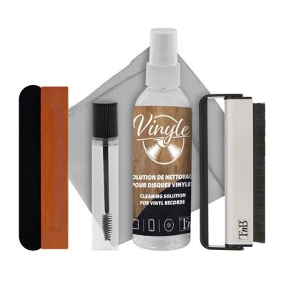 TNB Kit de nettoyage T'nB 5 en 1 pour disques et platines vinyles Transparent
