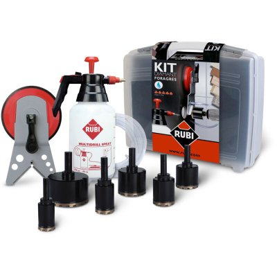 RUBI Kit de per&ccedil;age pour c&eacute;ramique  50903, Diam.20-28-35-43-50-68 mm