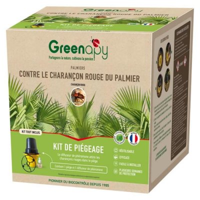 BIOTOP Kit de pi&eacute;geage Rhynchotrak pour charan&ccedil;on rouge du palmier 