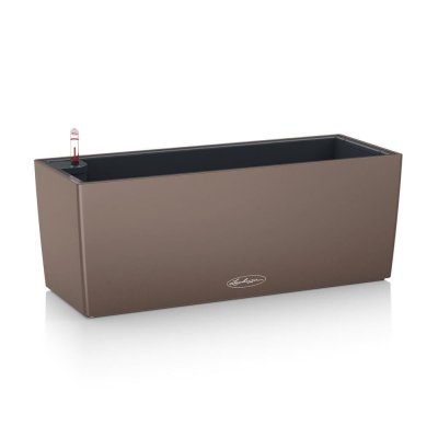 LECHUZA Kit de plantation en pot -  - BALCONERA 50 - Polypropyl&egrave;ne - Marron - Int&eacute;rieur & ext&eacute;rieur 