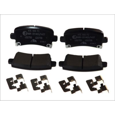 ATE Kit de plaquettes de frein frein &agrave; disque  Ceramic 13.0470-2758.2