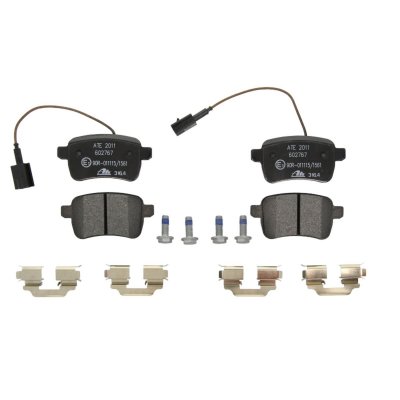 ATE Kit de plaquettes de frein, frein a disque  - TEVES 13.0460-2767.2