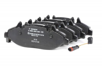 BOSCH Kit de plaquettes de frein, frein &agrave; disque  0 986 494 081