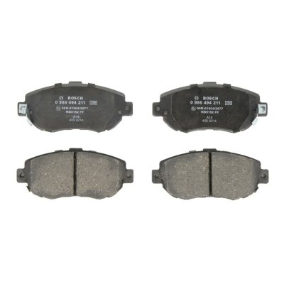 BOSCH Kit de plaquettes de frein, frein a disque  0 986 494 211