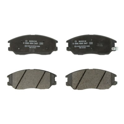 BOSCH Kit de plaquettes de frein, frein a disque  0 986 494 347