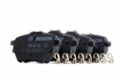BOSCH Kit de plaquettes de frein, frein &agrave; disque  0 986 494 716
